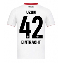 Eintracht Frankfurt Can Uzun #42 Bortatröja 2025-26 Kortärmad