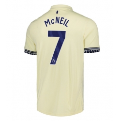 Everton Dwight McNeil #7 Bortatröja 2025-26 Kortärmad