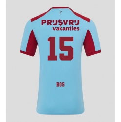 Feyenoord Jordan Bos #15 Tredje Tröja 2025-26 Kortärmad
