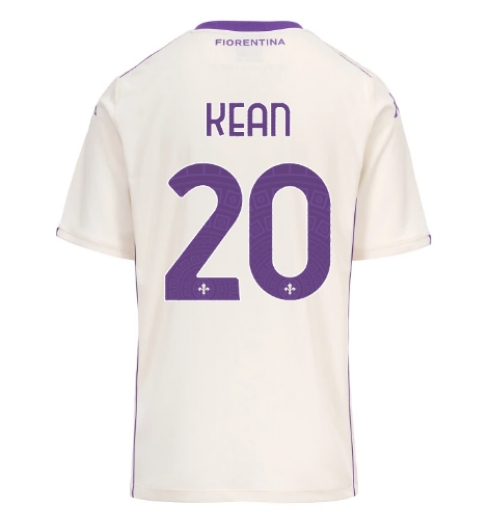 Fiorentina Moise Kean #20 Bortatröja 2025-26 Kortärmad Fiorentina Moise Kean #20 Bortatröja 2025-26 Kortärmad