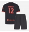 Fotbollsset Barn AC Milan Adrien Rabiot #12 Tredje Tröja 2026-27 Mini-Kit Kortärmad (+ korta byxor)