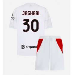 Fotbollsset Barn AC Milan Ardon Jashari #30 Bortatröja 2026-27 Mini-Kit Kortärmad (+ korta byxor)