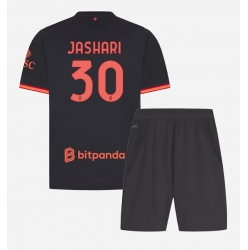 Fotbollsset Barn AC Milan Ardon Jashari #30 Tredje Tröja 2026-27 Mini-Kit Kortärmad (+ korta byxor)