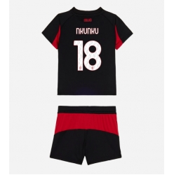 Fotbollsset Barn AC Milan Christopher Nkunku #18 Hemmatröja 2025-26 Mini-Kit Kortärmad (+ korta byxor)