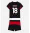 Fotbollsset Barn AC Milan Christopher Nkunku #18 Hemmatröja 2025-26 Mini-Kit Kortärmad (+ korta byxor)
