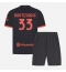 Fotbollsset Barn AC Milan Davide Bartesaghi #33 Tredje Tröja 2026-27 Mini-Kit Kortärmad (+ korta byxor)