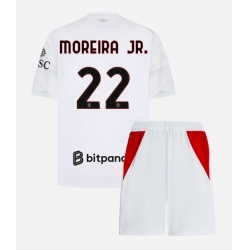 Fotbollsset Barn AC Milan Diego Moreira #22 Bortatröja 2026-27 Mini-Kit Kortärmad (+ korta byxor)
