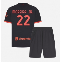 Fotbollsset Barn AC Milan Diego Moreira #22 Tredje Tröja 2026-27 Mini-Kit Kortärmad (+ korta byxor)