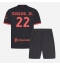 Fotbollsset Barn AC Milan Diego Moreira #22 Tredje Tröja 2026-27 Mini-Kit Kortärmad (+ korta byxor)