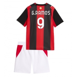 Fotbollsset Barn AC Milan Goncalo Ramos #9 Hemmatröja 2026-27 Mini-Kit Kortärmad (+ korta byxor)