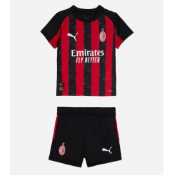 Fotbollsset Barn AC Milan Hemmatröja 2025-26 Mini-Kit Kortärmad (+ korta byxor)