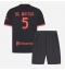 Fotbollsset Barn AC Milan Koni De Winter #5 Tredje Tröja 2026-27 Mini-Kit Kortärmad (+ korta byxor)