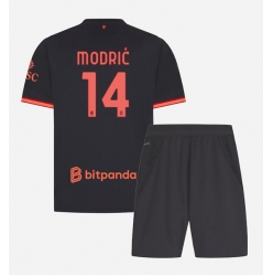 Fotbollsset Barn AC Milan Luka Modric #14 Tredje Tröja 2026-27 Mini-Kit Kortärmad (+ korta byxor)