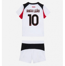 Fotbollsset Barn AC Milan Rafael Leao #10 Bortatröja 2025-26 Mini-Kit Kortärmad (+ korta byxor)