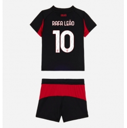 Fotbollsset Barn AC Milan Rafael Leao #10 Hemmatröja 2025-26 Mini-Kit Kortärmad (+ korta byxor)