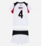 Fotbollsset Barn AC Milan Samuele Ricci #4 Bortatröja 2025-26 Mini-Kit Kortärmad (+ korta byxor)