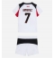 Fotbollsset Barn AC Milan Santiago Gimenez #7 Bortatröja 2025-26 Mini-Kit Kortärmad (+ korta byxor)
