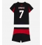 Fotbollsset Barn AC Milan Santiago Gimenez #7 Hemmatröja 2025-26 Mini-Kit Kortärmad (+ korta byxor)