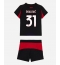 Fotbollsset Barn AC Milan Strahinja Pavlovic #31 Hemmatröja 2025-26 Mini-Kit Kortärmad (+ korta byxor)