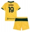 Fotbollsset Barn AC Milan Youssouf Fofana #19 Tredje Tröja 2025-26 Mini-Kit Kortärmad (+ korta byxor)
