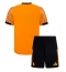 Fotbollsset Barn AS Roma Bortatröja 2025-26 Mini-Kit Kortärmad (+ korta byxor)