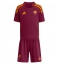 Fotbollsset Barn AS Roma Bryan Cristante #4 Hemmatröja 2025-26 Mini-Kit Kortärmad (+ korta byxor)