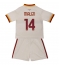 Fotbollsset Barn AS Roma Donyell Malen #14 Bortatröja 2026-27 Mini-Kit Kortärmad (+ korta byxor)