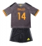 Fotbollsset Barn AS Roma Donyell Malen #14 Tredje Tröja 2026-27 Mini-Kit Kortärmad (+ korta byxor)