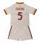Fotbollsset Barn AS Roma Evan Ndicka #5 Bortatröja 2026-27 Mini-Kit Kortärmad (+ korta byxor)