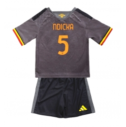 Fotbollsset Barn AS Roma Evan Ndicka #5 Tredje Tröja 2026-27 Mini-Kit Kortärmad (+ korta byxor)