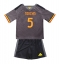 Fotbollsset Barn AS Roma Evan Ndicka #5 Tredje Tröja 2026-27 Mini-Kit Kortärmad (+ korta byxor)