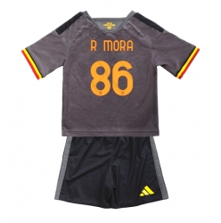 Fotbollsset Barn AS Roma Rodrigo Mora #86 Tredje Tröja 2026-27 Mini-Kit Kortärmad (+ korta byxor)