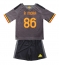 Fotbollsset Barn AS Roma Rodrigo Mora #86 Tredje Tröja 2026-27 Mini-Kit Kortärmad (+ korta byxor)