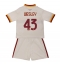 Fotbollsset Barn AS Roma Wesley Franca #43 Bortatröja 2026-27 Mini-Kit Kortärmad (+ korta byxor)