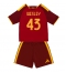 Fotbollsset Barn AS Roma Wesley Franca #43 Hemmatröja 2026-27 Mini-Kit Kortärmad (+ korta byxor)