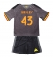 Fotbollsset Barn AS Roma Wesley Franca #43 Tredje Tröja 2026-27 Mini-Kit Kortärmad (+ korta byxor)