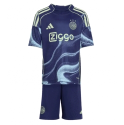 Fotbollsset Barn Ajax Bortatröja 2025-26 Mini-Kit Kortärmad (+ korta byxor)