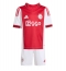 Fotbollsset Barn Ajax Kasper Dolberg #9 Hemmatröja 2025-26 Mini-Kit Kortärmad (+ korta byxor)