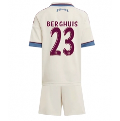 Fotbollsset Barn Ajax Steven Berghuis #23 Tredje Tröja 2025-26 Mini-Kit Kortärmad (+ korta byxor)