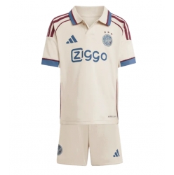 Fotbollsset Barn Ajax Tredje Tröja 2025-26 Mini-Kit Kortärmad (+ korta byxor)