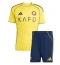 Fotbollsset Barn Al-Nassr Cristiano Ronaldo #7 Hemmatröja 2025-26 Mini-Kit Kortärmad (+ korta byxor)