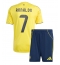 Fotbollsset Barn Al-Nassr Cristiano Ronaldo #7 Hemmatröja 2025-26 Mini-Kit Kortärmad (+ korta byxor)