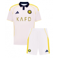 Fotbollsset Barn Al-Nassr Tredje Tröja 2025-26 Mini-Kit Kortärmad (+ korta byxor)