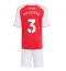 Fotbollsset Barn Arsenal Cristhian Mosquera #3 Hemmatröja 2025-26 Mini-Kit Kortärmad (+ korta byxor)