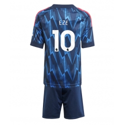Fotbollsset Barn Arsenal Eberechi Eze #10 Bortatröja 2025-26 Mini-Kit Kortärmad (+ korta byxor)