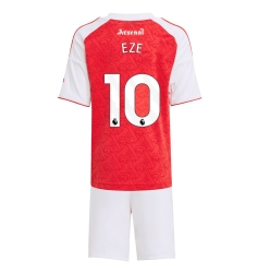 Fotbollsset Barn Arsenal Eberechi Eze #10 Hemmatröja 2025-26 Mini-Kit Kortärmad (+ korta byxor)