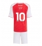Fotbollsset Barn Arsenal Eberechi Eze #10 Hemmatröja 2025-26 Mini-Kit Kortärmad (+ korta byxor)