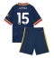 Fotbollsset Barn Arsenal Ezri Konsa #15 Bortatröja 2026-27 Mini-Kit Kortärmad (+ korta byxor)