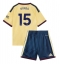 Fotbollsset Barn Arsenal Ezri Konsa #15 Tredje Tröja 2026-27 Mini-Kit Kortärmad (+ korta byxor)