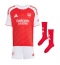 Fotbollsset Barn Arsenal Gabriel Jesus #9 Hemmatröja 2025-26 Mini-Kit Kortärmad (+ korta byxor)